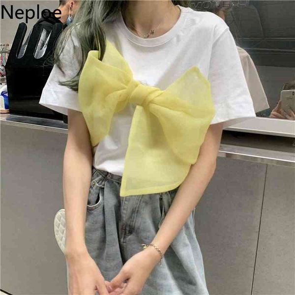 neploe woman tshirts chic big bow sweet shirt korean casual tees ropa mujer summer o-neck short sleeve women 95291 210422, White
neploe woman tshirts chic big bow sweet shirt korean casual tees ropa mujer summer o-neck short sleeve women 95291 210422, White