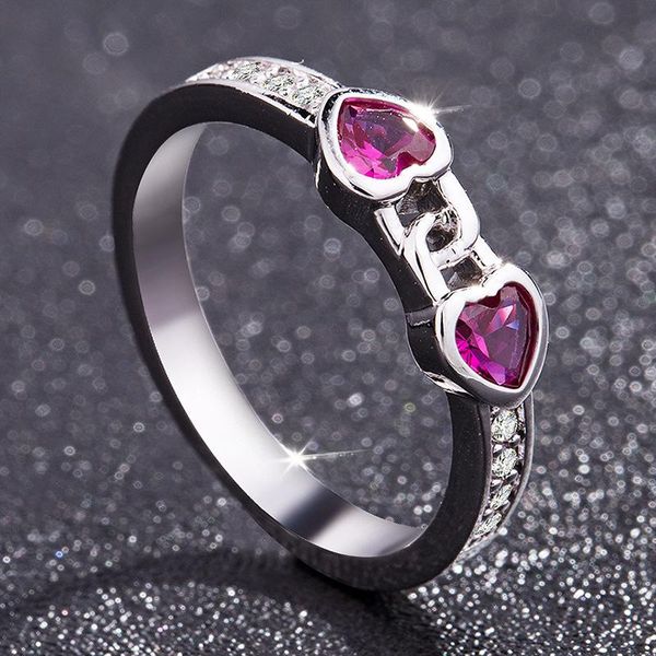 wedding rings hainon 2021 red zircon heart lock with finger for women silver color anniversary engagement jewelry, Slivery;golden
wedding rings hainon 2021 red zircon heart lock with finger for women silver color anniversary engagement jewelry, Slivery;golden