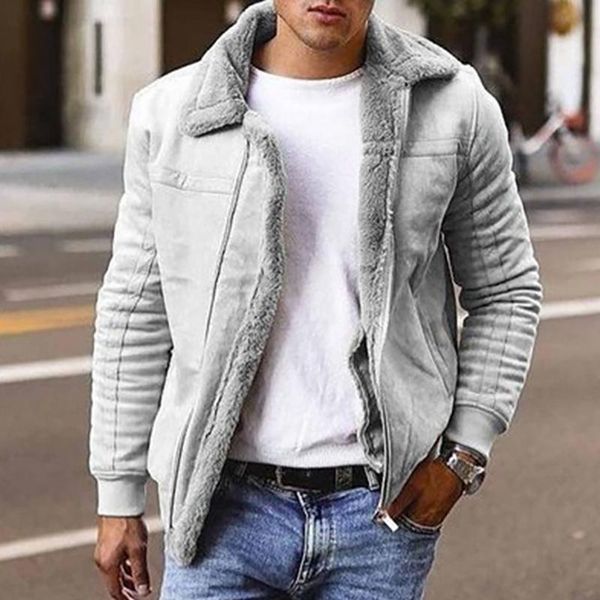men's jackets warm autumn winter fashion pure-colour loose casual plush jacket overcoat wool outwear males, Black;brown
men's jackets warm autumn winter fashion pure-colour loose casual plush jacket overcoat wool outwear males, Black;brown