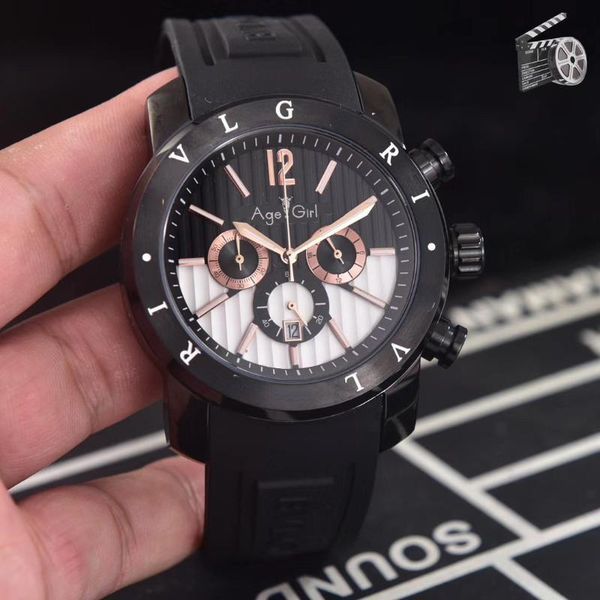 wristwatches classic men stainless steel japanese quartz chronograph full black case sapphire glass watches white grey dial, Slivery;brown
wristwatches classic men stainless steel japanese quartz chronograph full black case sapphire glass watches white grey dial, Slivery;brown