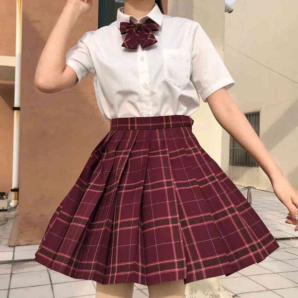 women jk skirts high japanese waist students school uniform pleated a-line mini plaid harajuku preppy, Black
women jk skirts high japanese waist students school uniform pleated a-line mini plaid harajuku preppy, Black