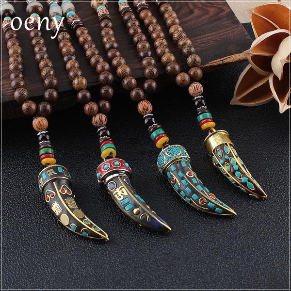 chains oeny ethnic style buddhist beads nepal horn-shaped wooden necklace simple personality long women's sweater linen chain, Silver
chains oeny ethnic style buddhist beads nepal horn-shaped wooden necklace simple personality long women's sweater linen chain, Silver
