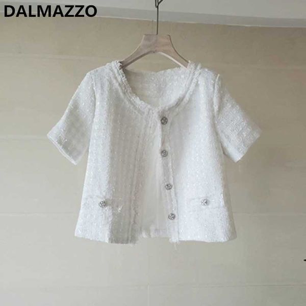 women's jackets dalmazzo drop women o neck tweed woolen single-breasted short jacket coat 2021 autumn lady plaid slim coats female, Black;brown
women's jackets dalmazzo drop women o neck tweed woolen single-breasted short jacket coat 2021 autumn lady plaid slim coats female, Black;brown