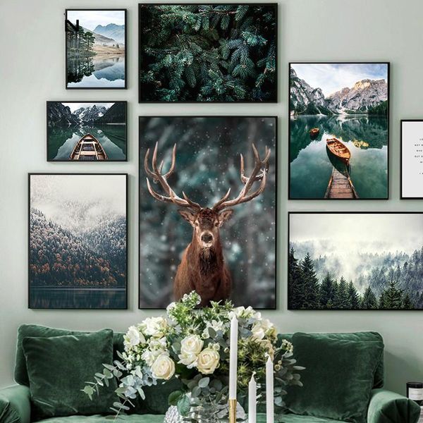 paintings nordic snowing landscape forest deer poster animal lake boat christmas leaves snow mountain prints painting nature picture decor
paintings nordic snowing landscape forest deer poster animal lake boat christmas leaves snow mountain prints painting nature picture decor