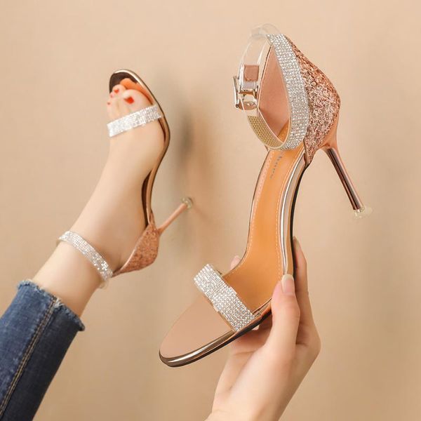dress shoes 2021 women 9cm high heels sequins sandals lady stripper strap stiletto sandles wedding bridal golden crystal pleaser, Black
dress shoes 2021 women 9cm high heels sequins sandals lady stripper strap stiletto sandles wedding bridal golden crystal pleaser, Black