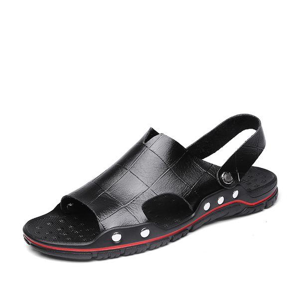 fashion men's sandals arrival trainers breathable and lightweight sandy beach shoes lady gentlemen soft bottom, Black
fashion men's sandals arrival trainers breathable and lightweight sandy beach shoes lady gentlemen soft bottom, Black