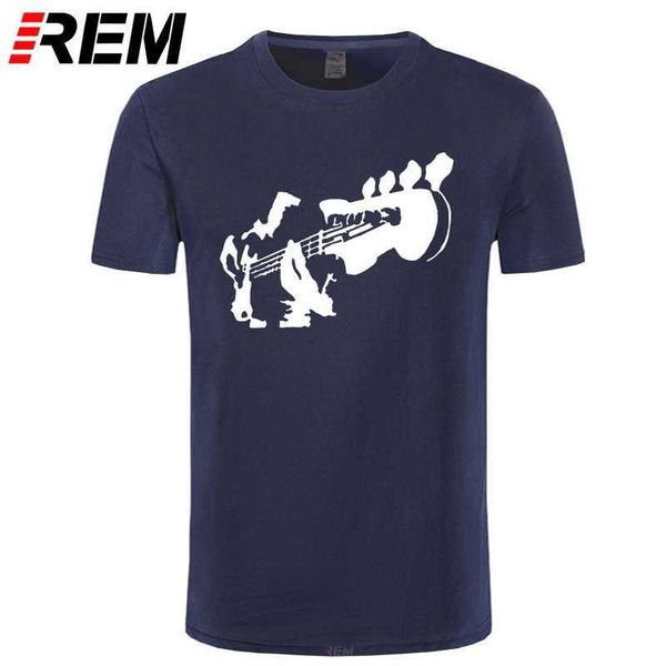 rem mens bass guitar player hand music t shirt cotton novelty 210629, White;black
rem mens bass guitar player hand music t shirt cotton novelty 210629, White;black