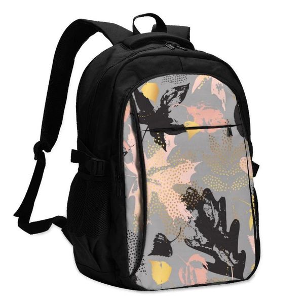 backpack bags school for boy girl teenagerautumn monochrome leaves usb charge computer lapback pack
backpack bags school for boy girl teenagerautumn monochrome leaves usb charge computer lapback pack