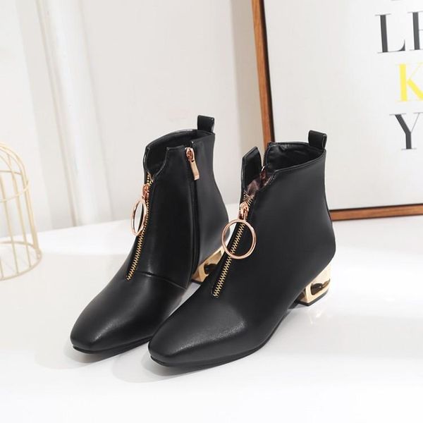 boots oversized women shoes ankle for ladies woman winter side zipper front trim, Black
boots oversized women shoes ankle for ladies woman winter side zipper front trim, Black