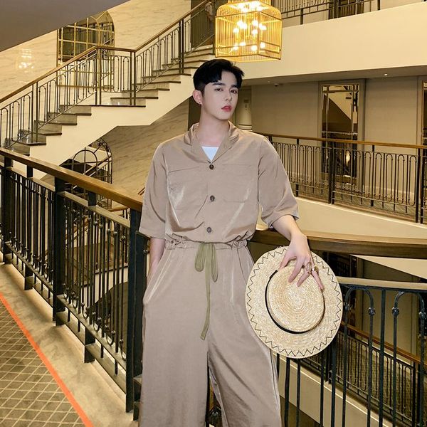 men women casual loose overalls khaki black pant japan streetwear vintage fashion male jumpsuit wide leg trousers couple shirt men's pa
men women casual loose overalls khaki black pant japan streetwear vintage fashion male jumpsuit wide leg trousers couple shirt men's pa