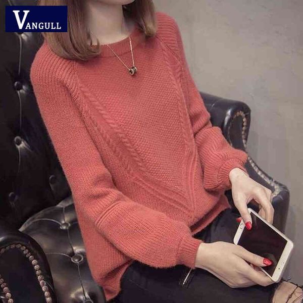 women's sweaters vangull knitted spring autumn elastic solid lady long sleeve o-neck pullovers 09dx, White;black
women's sweaters vangull knitted spring autumn elastic solid lady long sleeve o-neck pullovers 09dx, White;black
