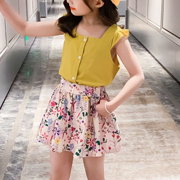 girl's dresses summer suit solid flower skirt 2pcs girl set girls clothes children clothing kids costume for 4qsz, Red;yellow
girl's dresses summer suit solid flower skirt 2pcs girl set girls clothes children clothing kids costume for 4qsz, Red;yellow