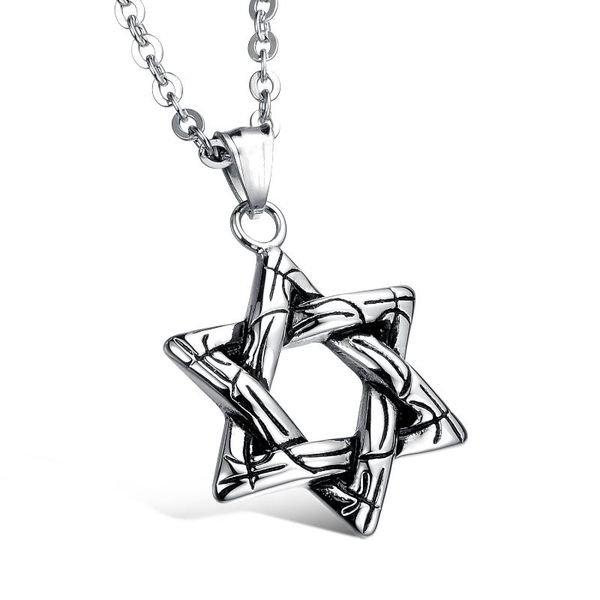 pendant necklaces hexagram star necklace titanium steel men's hiphop and rock o-chain fashion jewelry slide for male, Silver
pendant necklaces hexagram star necklace titanium steel men's hiphop and rock o-chain fashion jewelry slide for male, Silver