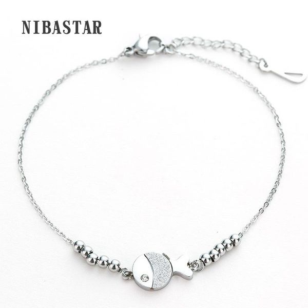 charm bracelets fashion summer style bracelet for cute lovely girl stainless steel bangle bead and fish, Golden;silver
charm bracelets fashion summer style bracelet for cute lovely girl stainless steel bangle bead and fish, Golden;silver