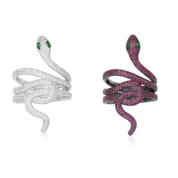 cluster rings 2021 fashion silver white snake ring simple personality retro elegant luxury romantic ladies jewelry, Golden;silver
cluster rings 2021 fashion silver white snake ring simple personality retro elegant luxury romantic ladies jewelry, Golden;silver