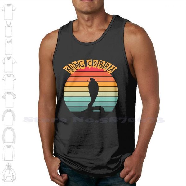 king sunset vintage custom funny tank sleeveless vest of snake black in the, White;black
king sunset vintage custom funny tank sleeveless vest of snake black in the, White;black