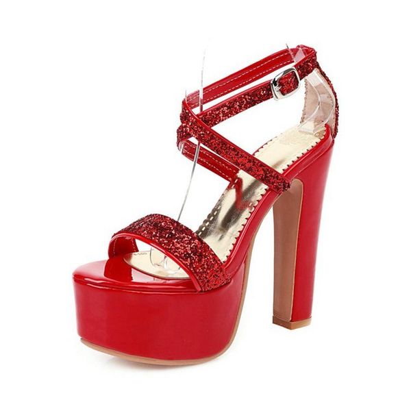 platform sandals high heels luxury designer women pumps summer fashion party dress wedding shoes size 31-48 d-5, Black 
platform sandals high heels luxury designer women pumps summer fashion party dress wedding shoes size 31-48 d-5, Black