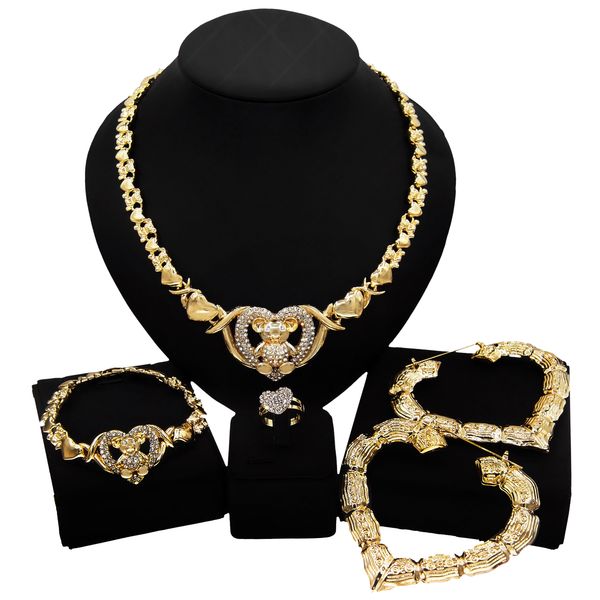 yulaili i love you big teddy bear heart hug and kiss xoxo necklace jewelry sets costume bridal earring wedding jewellery set x0107, Black
yulaili i love you big teddy bear heart hug and kiss xoxo necklace jewelry sets costume bridal earring wedding jewellery set x0107, Black