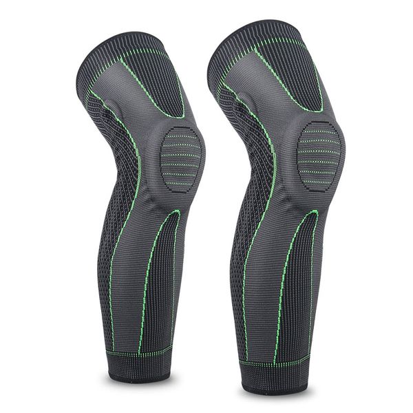 1pair knee pad patella protector brace silicone spring basketball running compression cycling long sleeve support sports kneepad, Black;gray
1pair knee pad patella protector brace silicone spring basketball running compression cycling long sleeve support sports kneepad, Black;gray