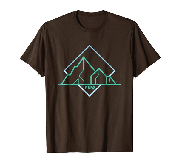 pnw pacific northwest north west tshirt, White;black
