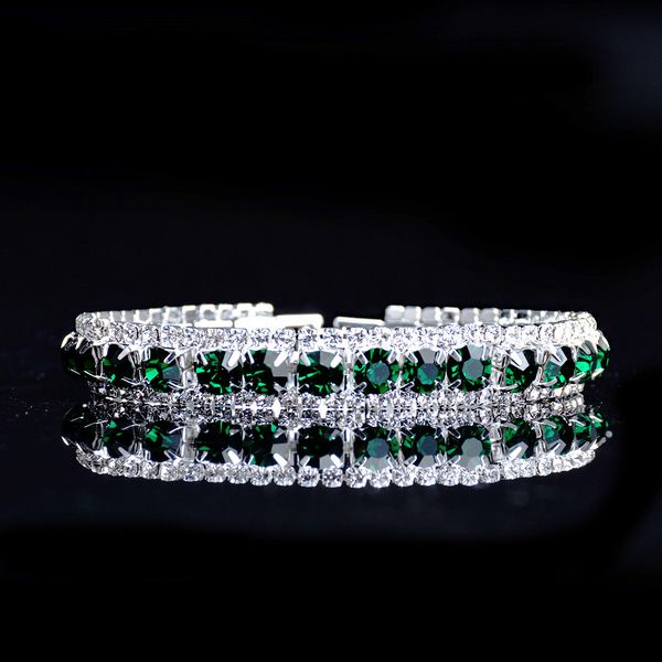 luxury 925 sterling silver crystal diamond shaped bracelets for women valentines gift wedding fine jewelry wholesale, Black
luxury 925 sterling silver crystal diamond shaped bracelets for women valentines gift wedding fine jewelry wholesale, Black