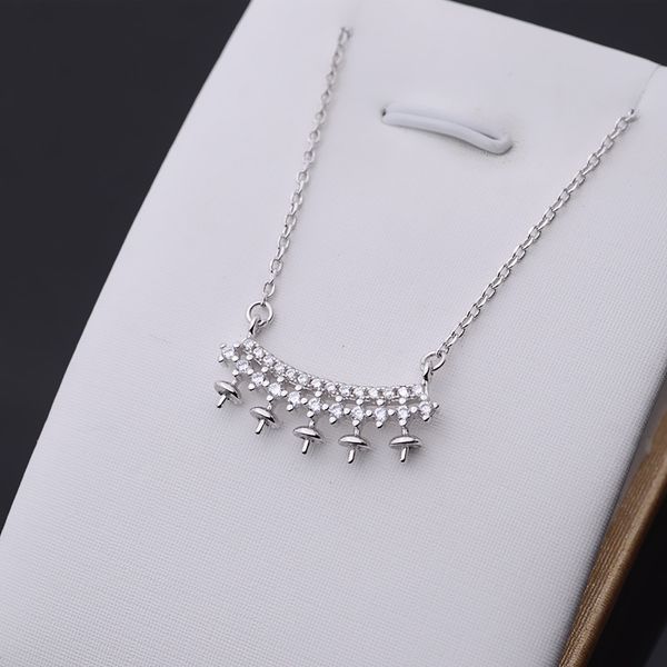 s925 silver pendant pendant multi 5 4-5 necklace set clavicle chain diy pearl jewelry accessories 306
s925 silver pendant pendant multi 5 4-5 necklace set clavicle chain diy pearl jewelry accessories 306