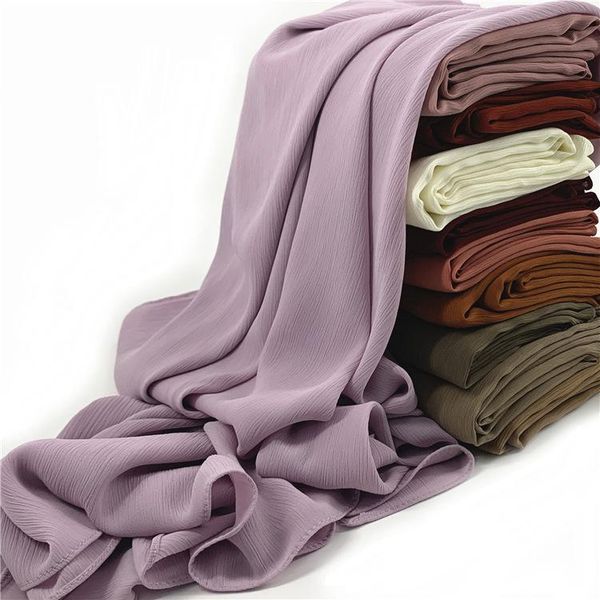 scarves women brand quality pleated shawls long chiffon hijabs trendy crinkled hijab 10pcs/lot, Blue;gray
scarves women brand quality pleated shawls long chiffon hijabs trendy crinkled hijab 10pcs/lot, Blue;gray