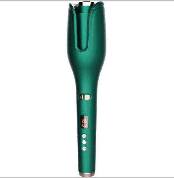 rose-shaped multi-function lcd curling iron professional hair curler styling tools curlers wand curl automatic curly air 05, Black