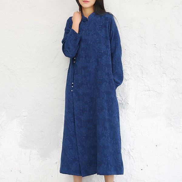 women chinese style dress 2021 parkas jacquard long sleeves winter new stand vintage robe femme warm thick women vestidos 12350, Red
women chinese style dress 2021 parkas jacquard long sleeves winter new stand vintage robe femme warm thick women vestidos 12350, Red