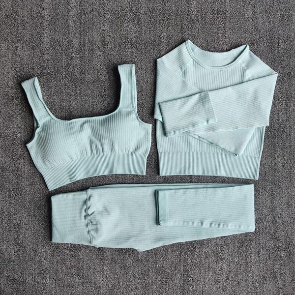 yoga outfit women's sportswear set workout clothes athletic wear sports gym legging seamless fitness bra crop long sleeve suit
yoga outfit women's sportswear set workout clothes athletic wear sports gym legging seamless fitness bra crop long sleeve suit