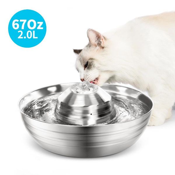 dog bowls & feeders cat water fountain stainless steel pet drinking for cats small dogs 2l ultra-quiet automatic fountains drinker
dog bowls & feeders cat water fountain stainless steel pet drinking for cats small dogs 2l ultra-quiet automatic fountains drinker