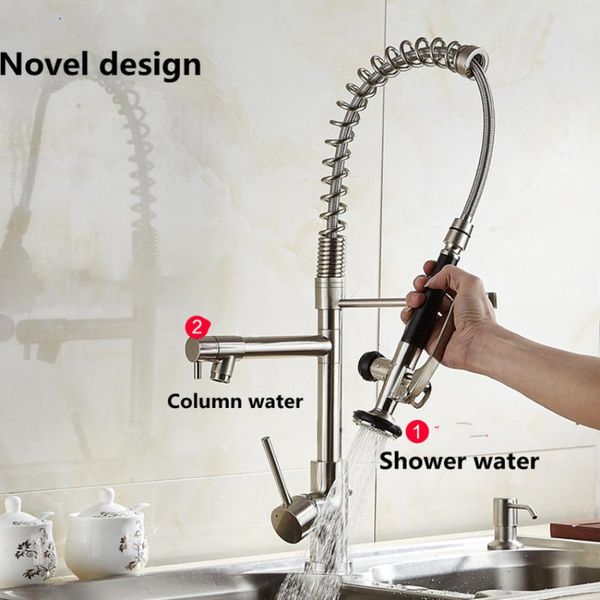 bathroom sink faucets modern fashion copper single spring kitchen faucet and cold pull out shower can be rotated
bathroom sink faucets modern fashion copper single spring kitchen faucet and cold pull out shower can be rotated