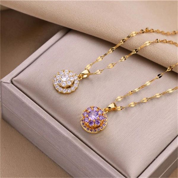 chains korean fashion cute lucky crystal pendant ladies necklace women wedding steel jewelry female party chokers necklaces wholesale, Silver
chains korean fashion cute lucky crystal pendant ladies necklace women wedding steel jewelry female party chokers necklaces wholesale, Silver