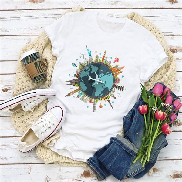 and women graphic world holiday men t shirt cute fashion print summer lady clothes womens clothing tee female, White;black
and women graphic world holiday men t shirt cute fashion print summer lady clothes womens clothing tee female, White;black
