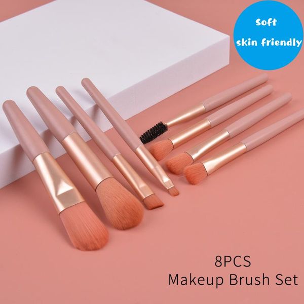 8pcs/kit makeup brushes sets highlighter beauty cosmetic powder foundation eye shadow cosmetics professional eyebrows soft hair
8pcs/kit makeup brushes sets highlighter beauty cosmetic powder foundation eye shadow cosmetics professional eyebrows soft hair