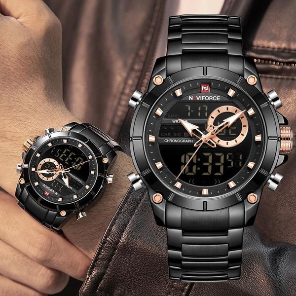 wristwatches naviforce luxury watches men's sport chrono quartz men date waterproof military luminous clock man relogio masculino, Slivery;brown
wristwatches naviforce luxury watches men's sport chrono quartz men date waterproof military luminous clock man relogio masculino, Slivery;brown