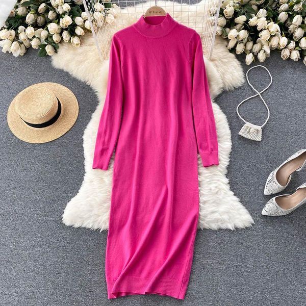 casual dresses vanovich spring and autumn 2022 women's dress temperament half-high collar ladies long-sleeved knit, Black;gray
casual dresses vanovich spring and autumn 2022 women's dress temperament half-high collar ladies long-sleeved knit, Black;gray