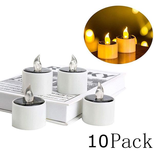 10pack solar tea lights candles light waterproof great prayer for garden yard pathway balcony wedding party
10pack solar tea lights candles light waterproof great prayer for garden yard pathway balcony wedding party