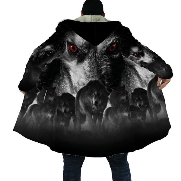 men's trench coats fashion winter hooded cloak animal love wolf 3d all-printed fleece casual thick warm h023, Tan;black
men's trench coats fashion winter hooded cloak animal love wolf 3d all-printed fleece casual thick warm h023, Tan;black