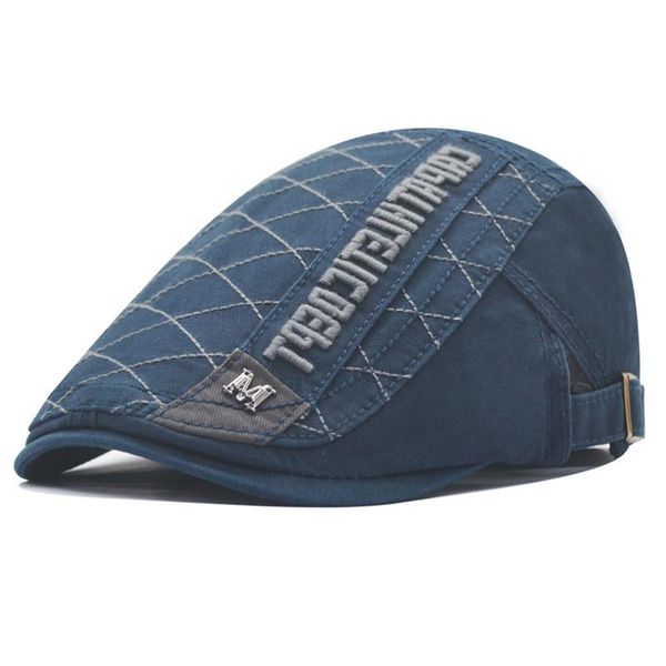 berets 2021 leisure letters embroidery men's flat outdoor sunshade sboy hats business hat trucker cap sun painter caps, Blue;gray
berets 2021 leisure letters embroidery men's flat outdoor sunshade sboy hats business hat trucker cap sun painter caps, Blue;gray