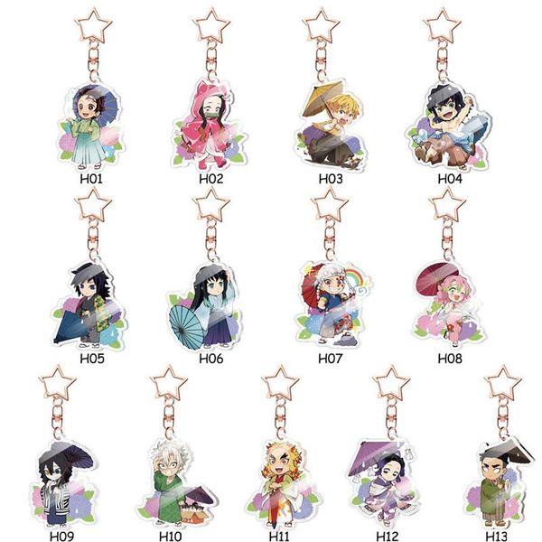keychains demon slayer wholesale ghost kill blade animation peripheral double-sided key chains acrylic pendant keyrings, Silver
keychains demon slayer wholesale ghost kill blade animation peripheral double-sided key chains acrylic pendant keyrings, Silver