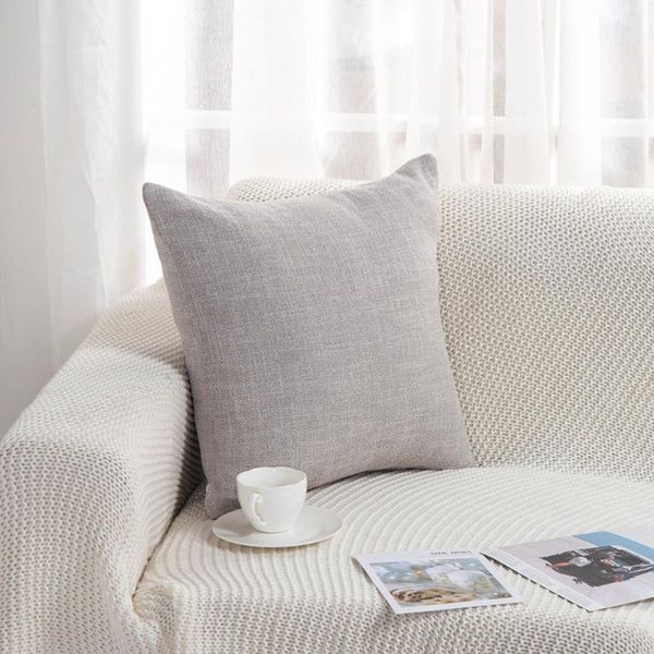 pillow 18x18" grey simple style super soft cotton linen pillows car sofa cushion cover pillowcases throw
pillow 18x18" grey simple style super soft cotton linen pillows car sofa cushion cover pillowcases throw