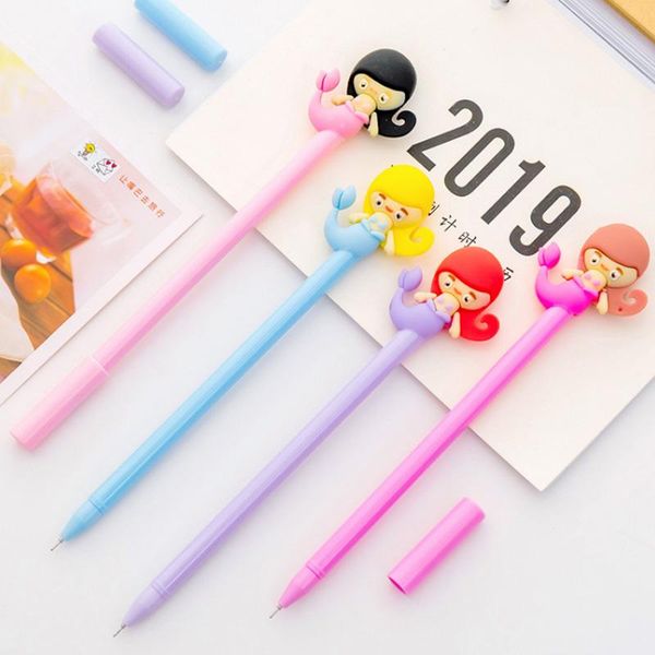 gel pens 4pcs/lot creative mermaid pen cartoon neutral stationery canetas material escolar office school supplies papelaria
gel pens 4pcs/lot creative mermaid pen cartoon neutral stationery canetas material escolar office school supplies papelaria