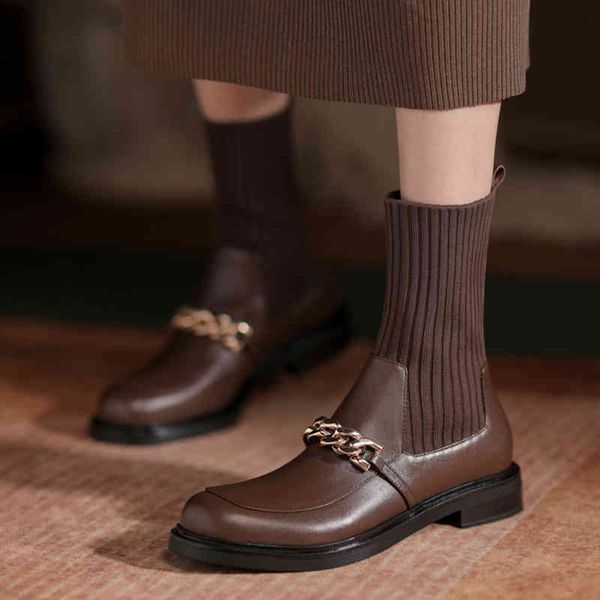 boots winter retro-toe round foot stretching ankle boots for fashion women leather chain metal genuine wool tube sock female shoe 0jnt, Black
boots winter retro-toe round foot stretching ankle boots for fashion women leather chain metal genuine wool tube sock female shoe 0jnt, Black