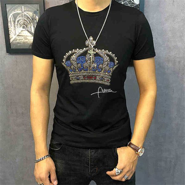 men's t-shirts t shirts fashion short sleeve t-shirt 100% cotton iron drill crewneck d msma, White;black 
men's t-shirts t shirts fashion short sleeve t-shirt 100% cotton iron drill crewneck d msma, White;black