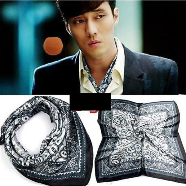 vmrn spring cravat and summerstyle men's fashion cold proof imitation silk square ties 60 men's small silk versatile face towel fa, Black;gray
vmrn spring cravat and summerstyle men's fashion cold proof imitation silk square ties 60 men's small silk versatile face towel fa, Black;gray