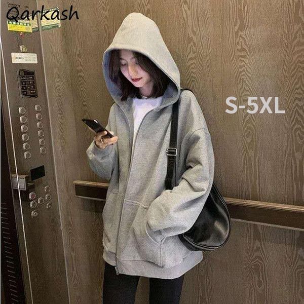 women's hoodies & sweatshirts with hat women spring loose pockets simple classic all-match students oversize s-5xl couple lesiure ulz, Black
women's hoodies & sweatshirts with hat women spring loose pockets simple classic all-match students oversize s-5xl couple lesiure ulz, Black