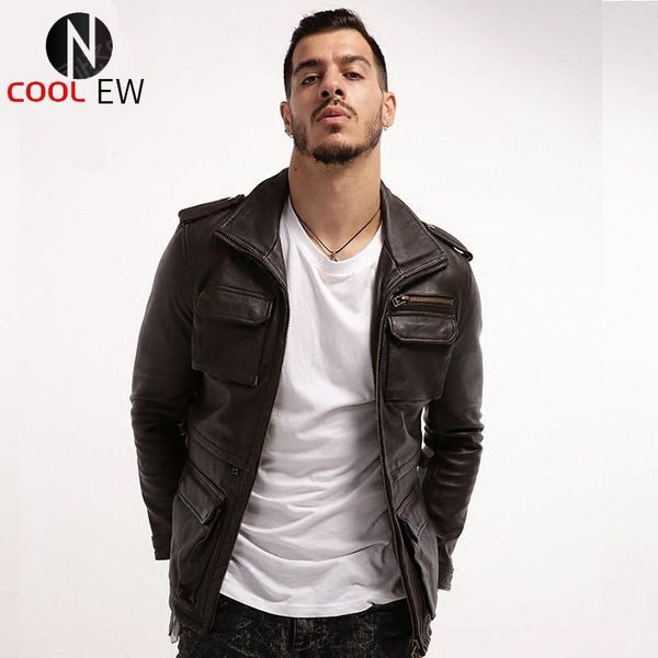men's leather & faux 2021 black safari style genuine jacket men plus size 5xl four pockets real natural cowhide autumn slim fit casual
men's leather & faux 2021 black safari style genuine jacket men plus size 5xl four pockets real natural cowhide autumn slim fit casual