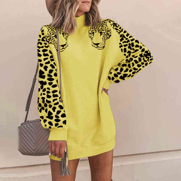 leopard print women's long sleeve patchwork sweatshirts women pullover spring autumn streetwear sweatshirt female autumn 211108, Black
leopard print women's long sleeve patchwork sweatshirts women pullover spring autumn streetwear sweatshirt female autumn 211108, Black