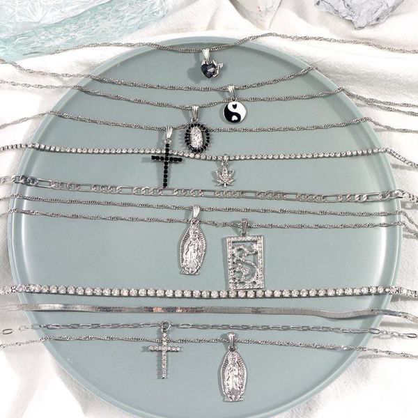 pendant necklaces bohemia silver color dragon cross crystal chain necklace for women multi layered coin portrait trendy jewelry
pendant necklaces bohemia silver color dragon cross crystal chain necklace for women multi layered coin portrait trendy jewelry